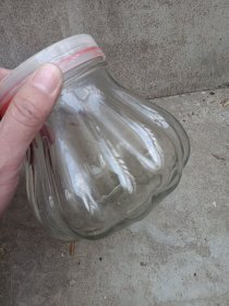 玻璃罐 玻璃瓶 糖罐 瓜棱形 美观可爱