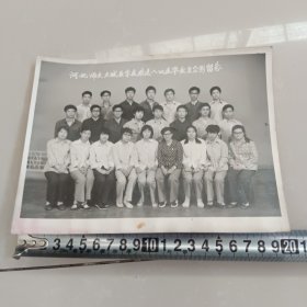 河北师大大城县学友欢送八四届毕业生合影留念