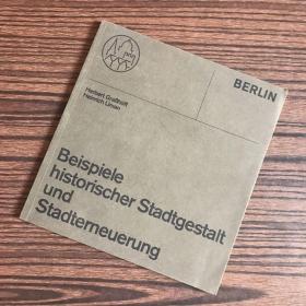 Beispiele historischer Stadtgestalt und Stadterneuerung【历史城市设计和城市更新实例】建筑设计类 德文