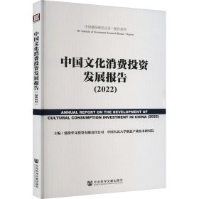 中国文化消费投资发展报告（2022）