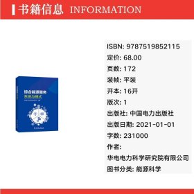综合能源服务(系统与模式) 能源科学 编者:范炜|责编:赵鸣志