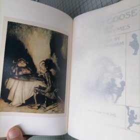 英文复刻版:鹅妈妈的世界 復刻: Mother Goose The Old Nursery Rhymes   Illustrated by Arthur Rackham  鹅妈妈 ～古老的传说童谣～ 插图：亚瑟·拉克汉 英国童谣绘本画集