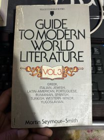 GUIDE TOMODERN WORLD LITERATURE(VOL 3)