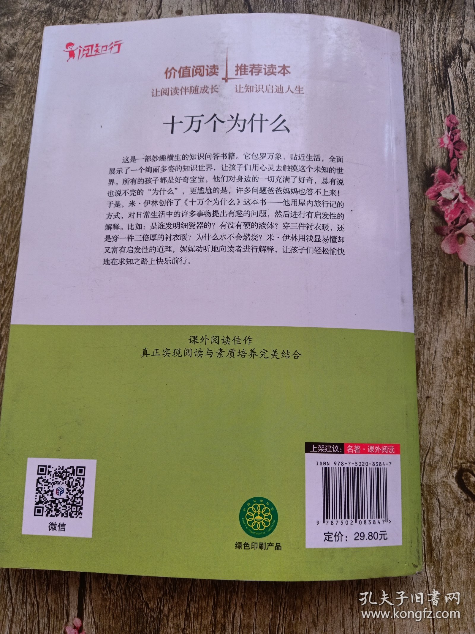 十万个为什么 经典少儿趣味性读物 适合6-12岁青少年儿童阅读的科普书籍 四年级五年级六年级课外知识积累读物 让孩子了解生活常识知识辅助书