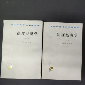 制度经济学（上下册 全二册 2本合售）