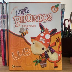 【去上学】E-Future出版社6-12岁少儿英语EFL Phonics 3级别 零基础英语启蒙 小学音标字母发音