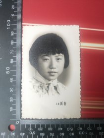 摄于七零年代少女照 老照片旧照片 上海新春照相