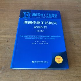 湖南传统工艺蓝皮书：湖南传统工艺振兴发展报告（2022）【实物拍照现货正版】