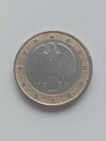 德国1欧元硬币 欧元纪念币