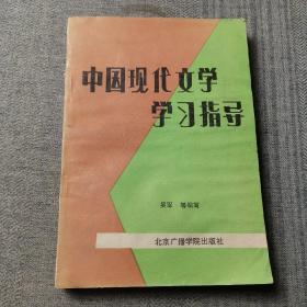 中国现代文学学习指导