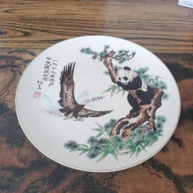 熊猫盘子