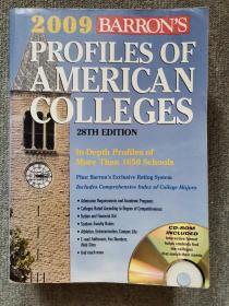 2009 BARRON'S PROFILES OF AMERICAN COLLEGES     28TH EDITION  含盘一张
2009年《巴伦周刊》美国大学简介 第28版
深度剖析
1650多所学校
附巴伦杂志独家评级系统
包括高校专业设置综合指数
入学要求和学术课程
大学排名按竞争程度划分
学费和助学金学生-教职员工比率
体育运动，课外活动，校园生活
电子邮件地址，传真号码，网站以及更多