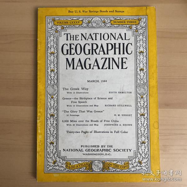 现货 national geographic美国国家地理1944年3月B