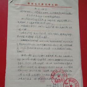 1969年4月9日，检举揭发类材料 4张，河南省林县（今林州市）。（生日票据，历史档案，手写资料类收据）。（33-4）