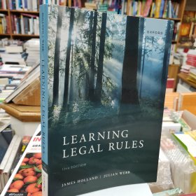 现货 Learning Legal Rules:A Students' Guide to Legal Method and Reasoning