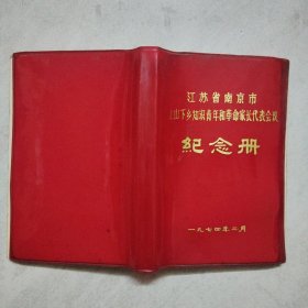 江苏省南京市上山下乡知识青年代表大会纪念册