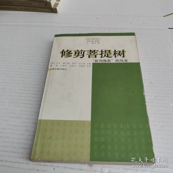 修剪菩提树：“批判佛教”的风暴