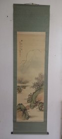 1332.青绿山水，绢本绫裱