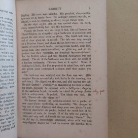 （颜惠庆旧藏）Babbitt（Sinclair Lewis作品，钤印“颜退省堂”应为民国著名政治家、外交大使颜惠庆藏书，并有少量英文批注，1961年原购书小票）