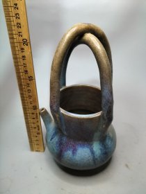 钧瓷提梁壶