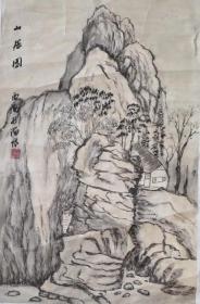 山东名家王宗德山水（保真）