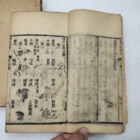 清木刻本线装古籍:时方妙用[四卷两册全]