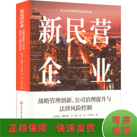 新民营企业：战略管理创新、公司治理提升与法律风险控制