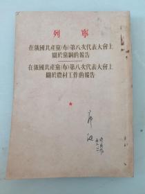 在俄国共产党（布）第八次代表大会上关于党纲的报告