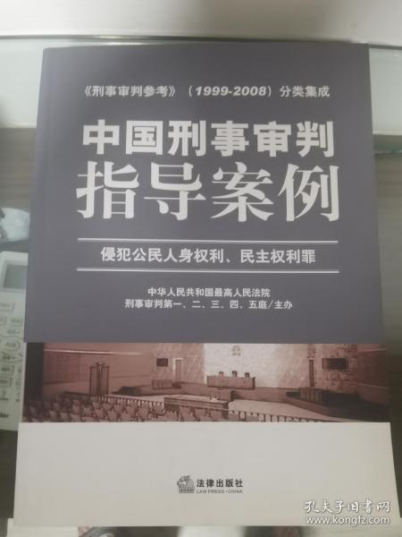 中国刑事审判指导案例（侵犯公民人身权利、民主权利罪）