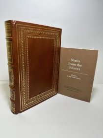 Franklin Library 《爱默生文集》，富兰克林出版社1984年出版100 Greatest 美国文学系列限量版真皮精装书