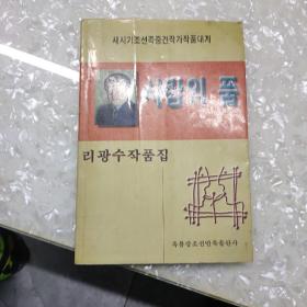 愛的懷l抱  朝鮮文  簽子版