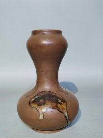 古玩旧藏清代磁州窑花瓶