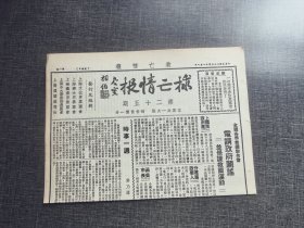 救亡情报第二十五期，《电请政府辟谣》，共产党早期刊物