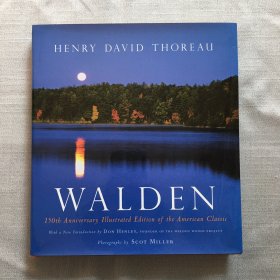 Walden：150th Anniversary Illustrated Edition of the American Classic    精装