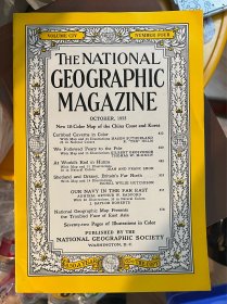 美国发货 国家地理1953年10月