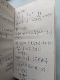 湖北日报记者张胜利 1998年千里行专辑 采访本