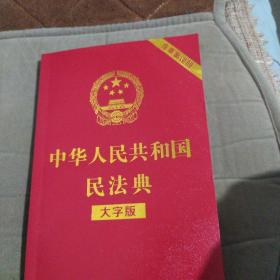 中华人民共和国民法典（大字版32开大字条旨红皮烫金）2020年6月新版