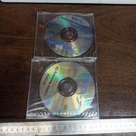 【碟片】SONY application recovery CD【2张合售，有一张未开封，一张开封】【满40元包邮】