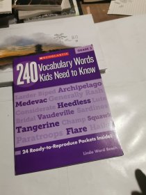 240 Vocabulary Words Kids Need to Know, Grade 4 240个必会单词（五年级）
