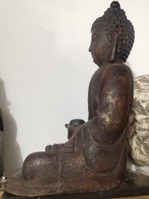 大清铁佛座像