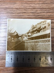 民国山西石佛寺拍摄老照片