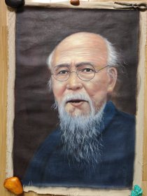 齐白石像（油画）