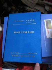 株洲冶炼厂企业标准：铅冶炼工艺操作规程