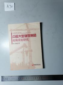 中国大型建筑集团战略规划研究