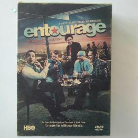 HBO entourage明星伙伴 1-4季完整版 原版17DVD