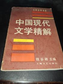 中国现代文学精解