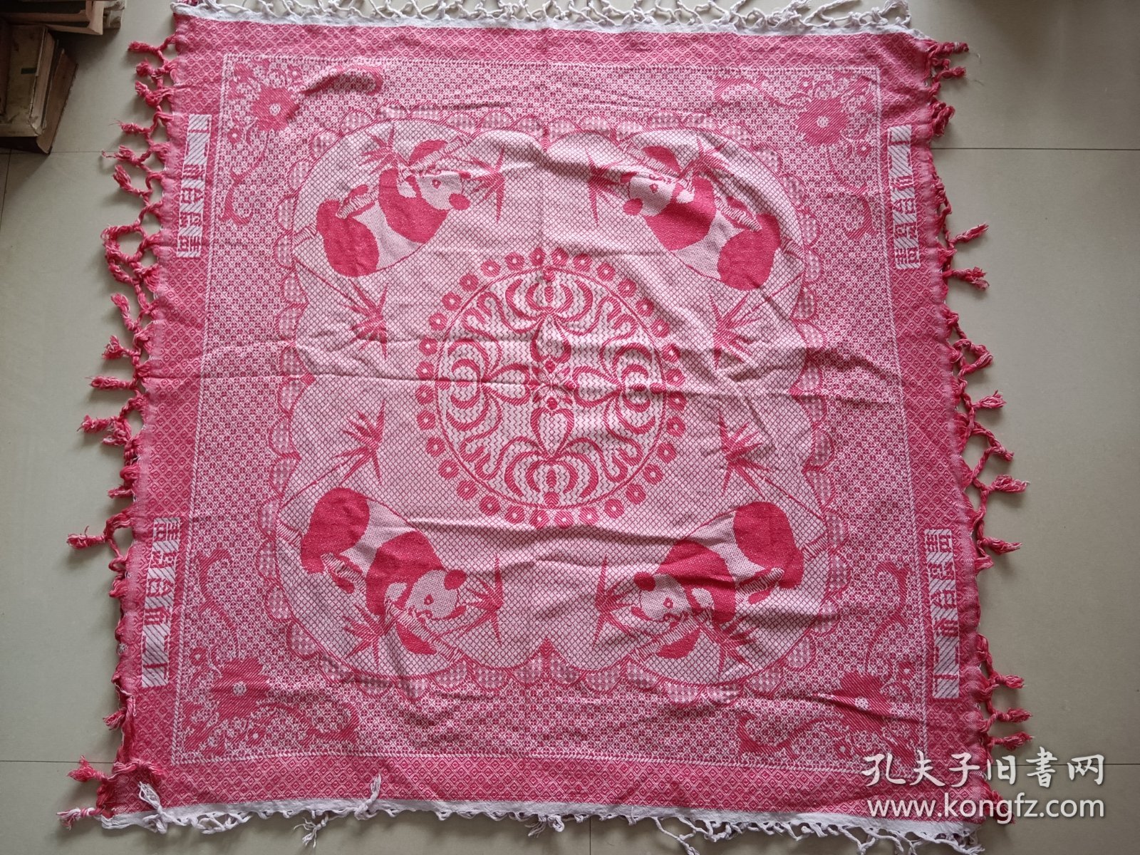 老台布 几乎未使用青岛台布二厂 105×105