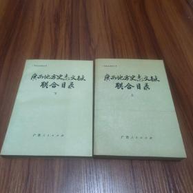 广西史志资料丛书:广西地方史志文献联合目录(上下册)