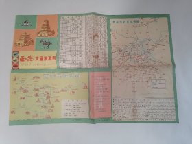 老地图：（1984年8月版）西安交通旅游图