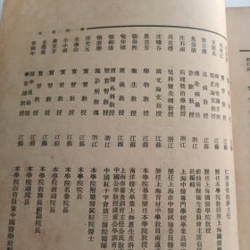 民国~中国医学院第六届毕业纪念刊